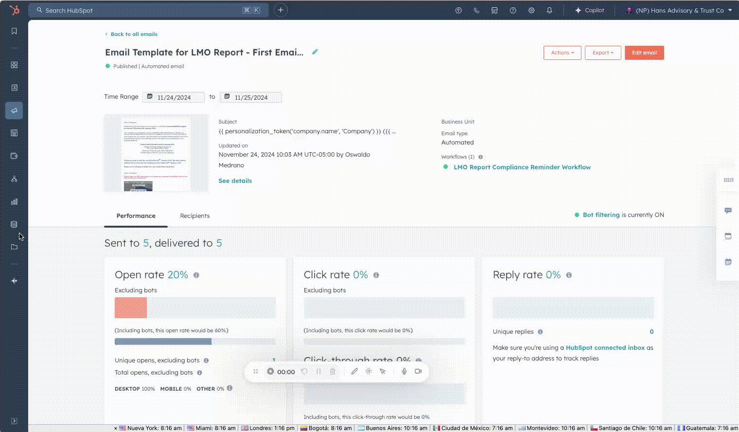Check a Contacts How See Emails
