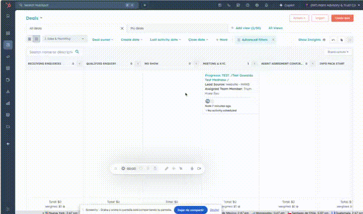 Diligenciar Propieades